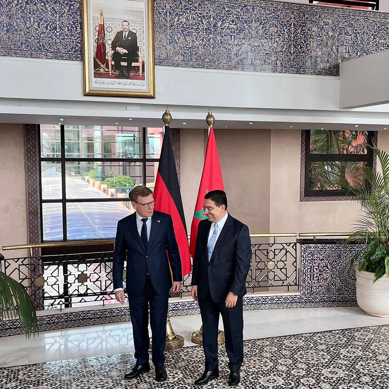 Duits minister van Buitenlandse Zaken Johann Wadephul tijdens een diplomatiek overleg (april 2026)